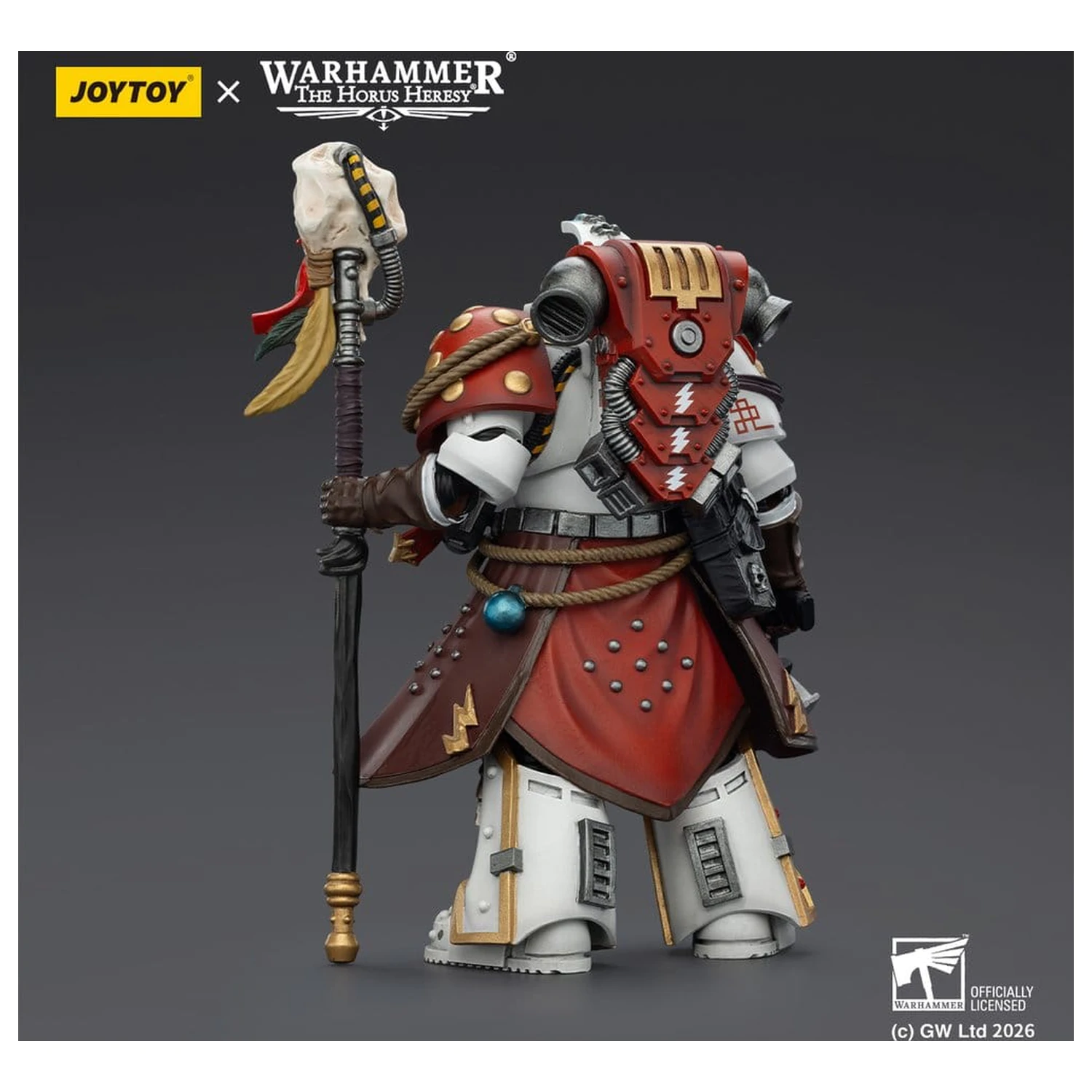 Warhammer 40,000 Figurina de actiune White Scars Stormseer Consul cu Force Staff si Bolt Pistol 12 cm poza produsului