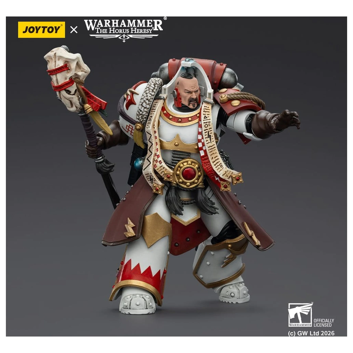 Warhammer 40,000 Figurina de actiune White Scars Stormseer Consul cu Force Staff si Bolt Pistol 12 cm poza produsului