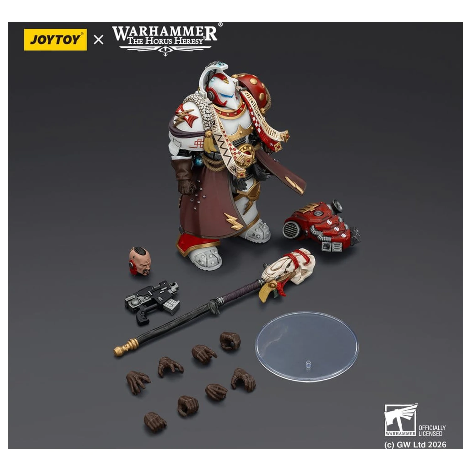Warhammer 40,000 Figurina de actiune White Scars Stormseer Consul cu Force Staff si Bolt Pistol 12 cm poza produsului