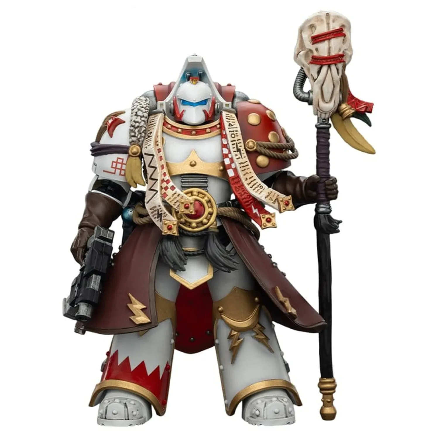 Warhammer 40,000 Figurina de actiune White Scars Stormseer Consul cu Force Staff si Bolt Pistol 12 cm poza produsului