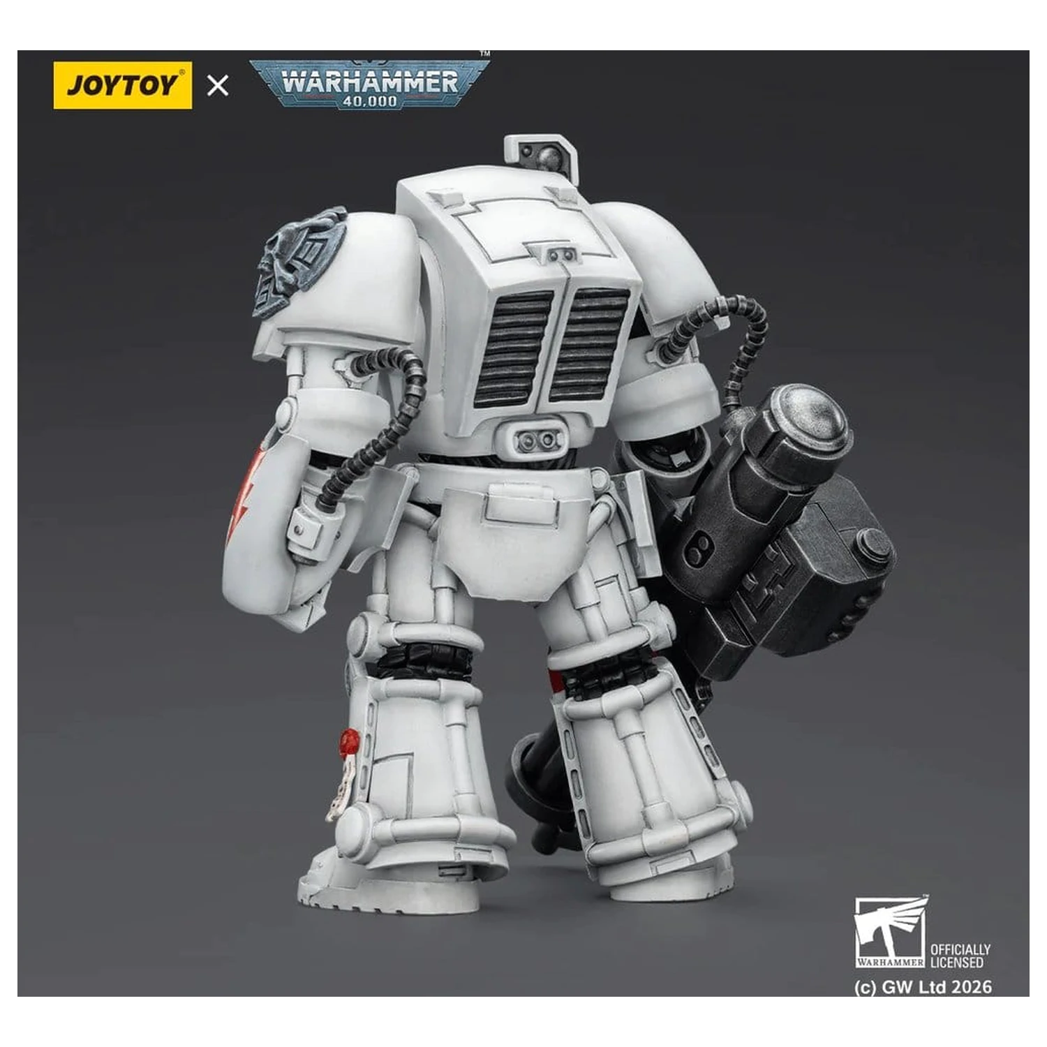Warhammer 40,000 Figurina de actiune White Scars Terminator 3 cu Power Fist si Assault Cannon 14 cm poza produsului