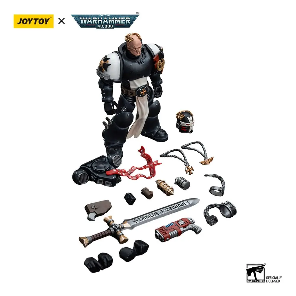 Figurină de acțiune Warhammer 40k 1/18 Black Templars Emperor's Champion Bayard's Revenge 12 cm poza produsului