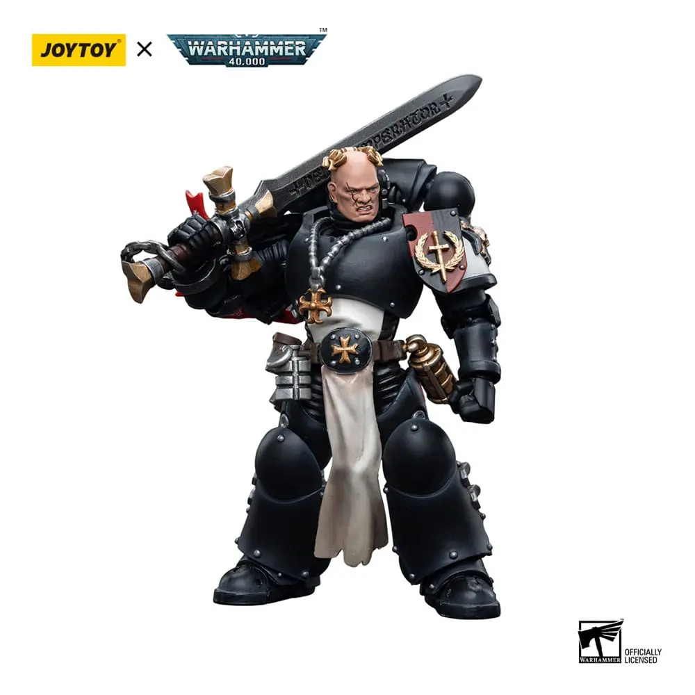Figurină de acțiune Warhammer 40k 1/18 Black Templars Emperor's Champion Bayard's Revenge 12 cm poza produsului