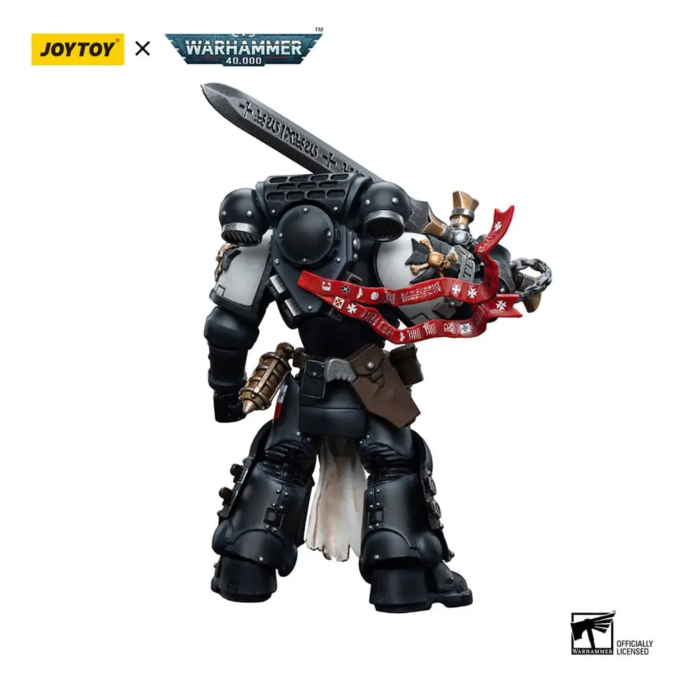 Figurină de acțiune Warhammer 40k 1/18 Black Templars Emperor's Champion Bayard's Revenge 12 cm poza produsului
