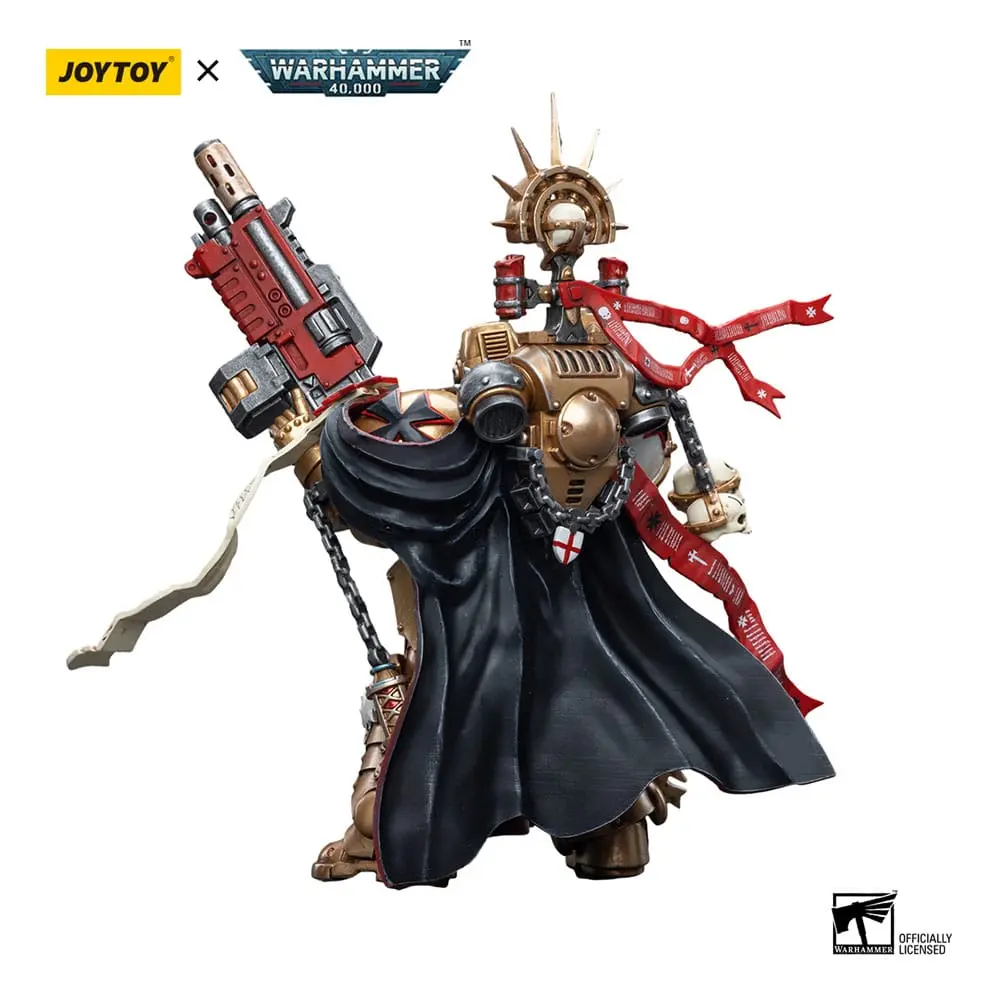 Figurina de actiune Warhammer 40k 1/18 Black Templars High Marshal Helbrecht 12 cm poza produsului