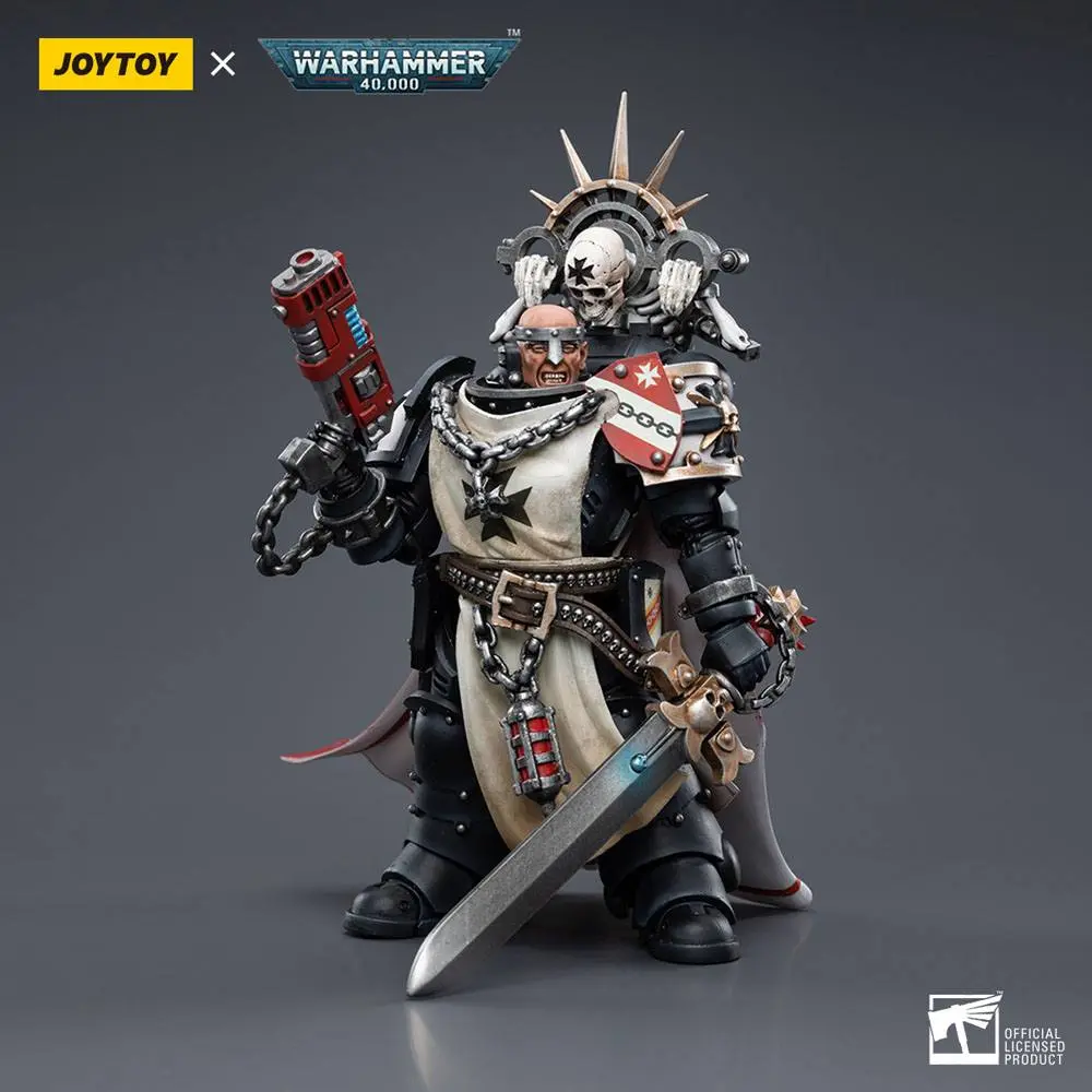 Warhammer 40k Figurina de actiune 1/18 Black Templars Marshal Baldeckrath 12 cm poza produsului