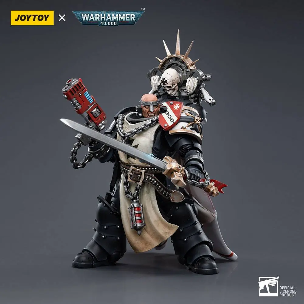 Warhammer 40k Figurina de actiune 1/18 Black Templars Marshal Baldeckrath 12 cm poza produsului