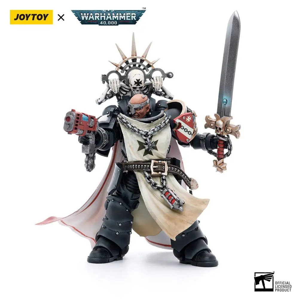 Warhammer 40k Figurina de actiune 1/18 Black Templars Marshal Baldeckrath 12 cm poza produsului