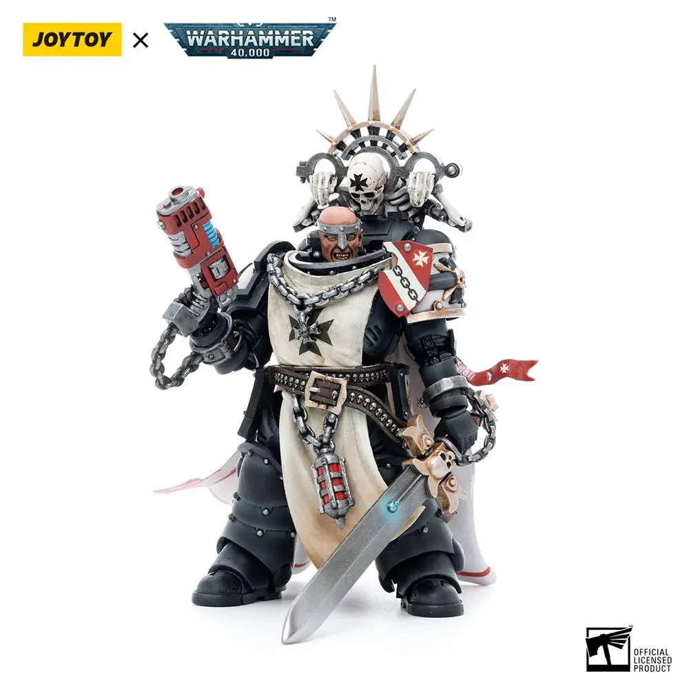 Warhammer 40k Figurina de actiune 1/18 Black Templars Marshal Baldeckrath 12 cm poza produsului