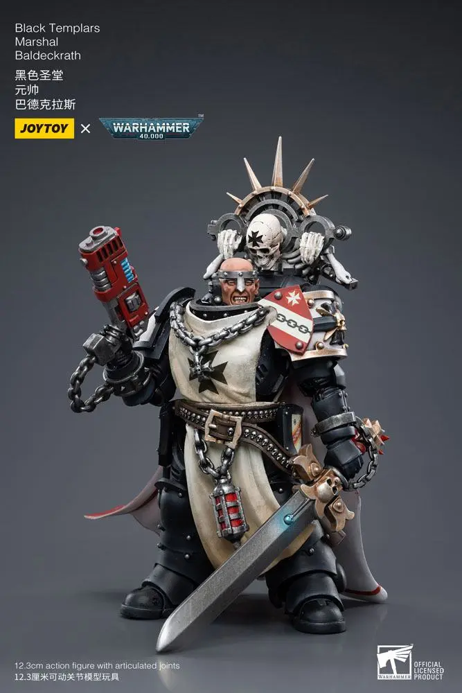 Warhammer 40k Figurina de actiune 1/18 Black Templars Marshal Baldeckrath 12 cm poza produsului