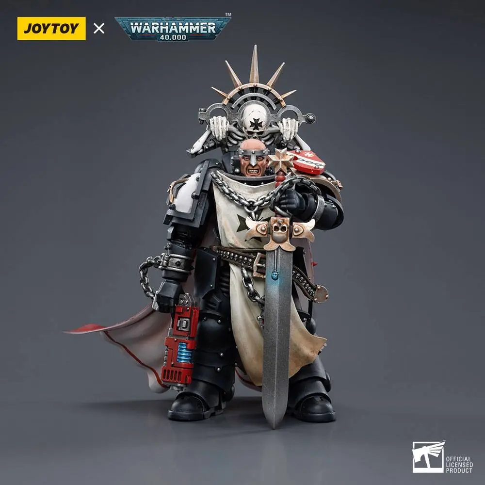 Warhammer 40k Figurina de actiune 1/18 Black Templars Marshal Baldeckrath 12 cm poza produsului