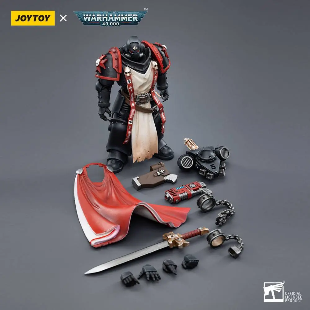 Warhammer 40k Figurina de acțiune 1/18 Black Templars Primaris Sword Brethren Eberwulf 12 cm poza produsului