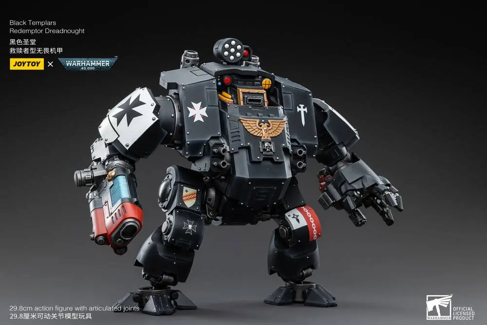 Figurină de acțiune Warhammer 40k 1/18 Black Templars Redemptor Dreadnought 30 cm poza produsului