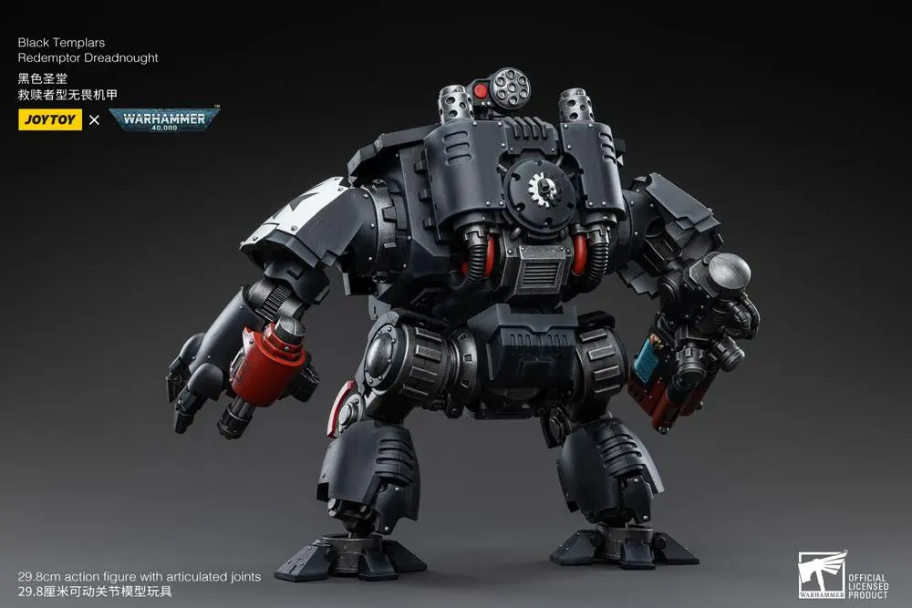 Figurină de acțiune Warhammer 40k 1/18 Black Templars Redemptor Dreadnought 30 cm poza produsului
