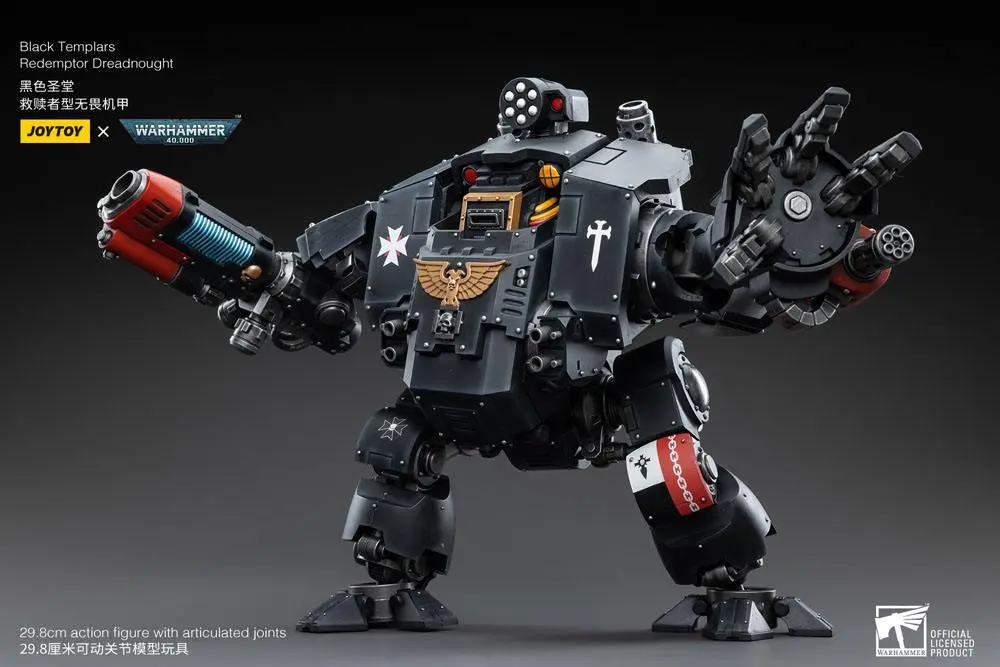 Figurină de acțiune Warhammer 40k 1/18 Black Templars Redemptor Dreadnought 30 cm poza produsului