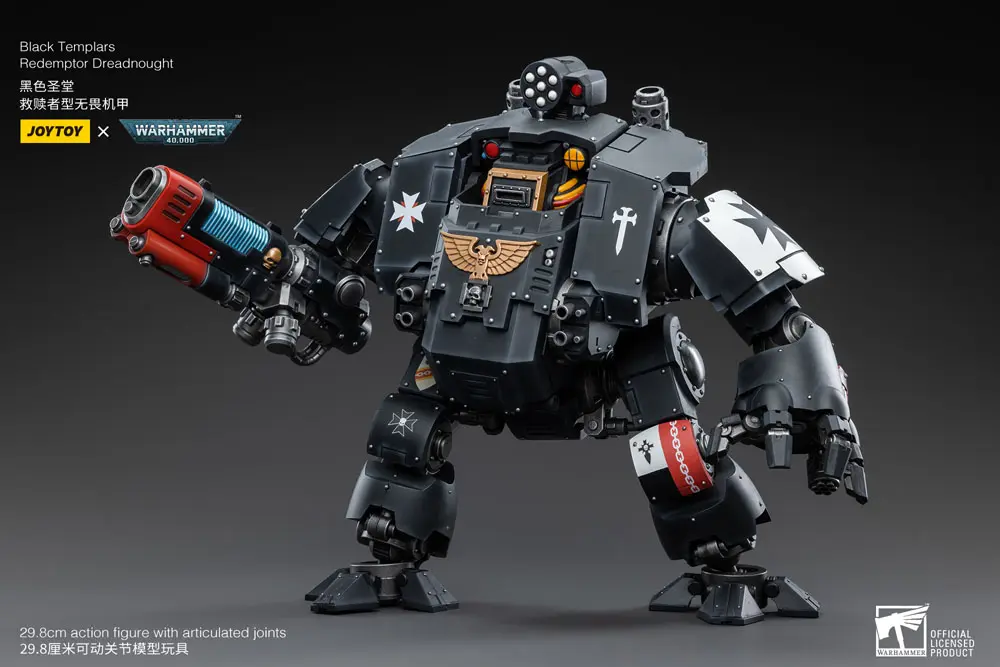 Figurină de acțiune Warhammer 40k 1/18 Black Templars Redemptor Dreadnought 30 cm poza produsului