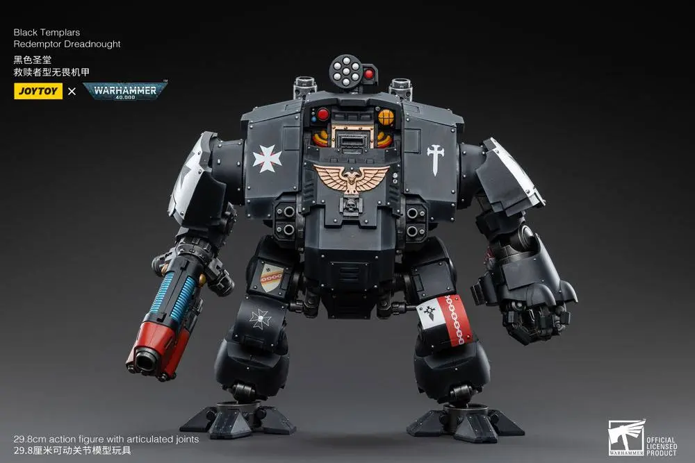 Figurină de acțiune Warhammer 40k 1/18 Black Templars Redemptor Dreadnought 30 cm poza produsului