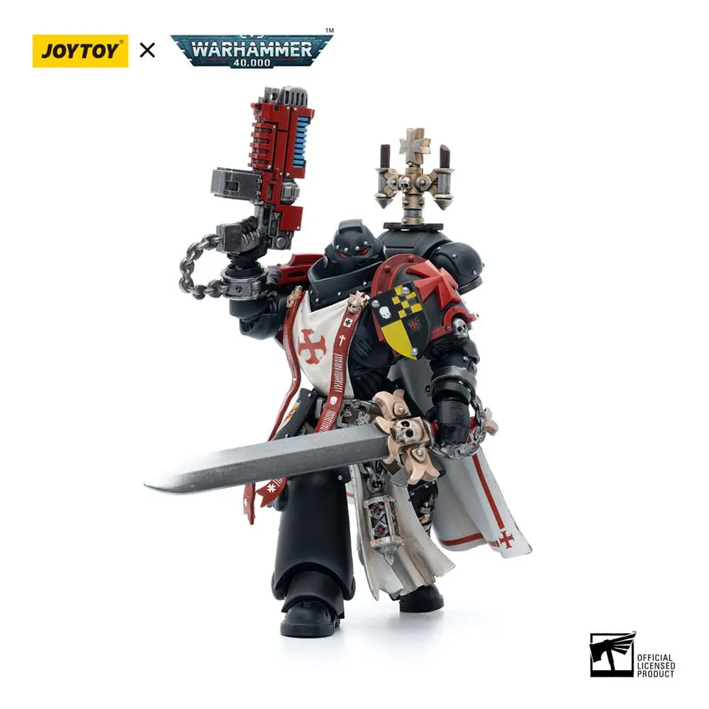 Warhammer 40k Action Figure 1/18 Black Templars Sword Brethren Brother Lombast 12 cm figurină de acțiune poza produsului