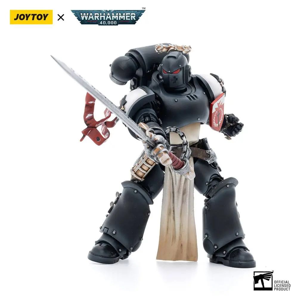Figurină de acțiune Warhammer 40k 1/18 Black Templars The Emperors Champion Rolantus 12 cm poza produsului