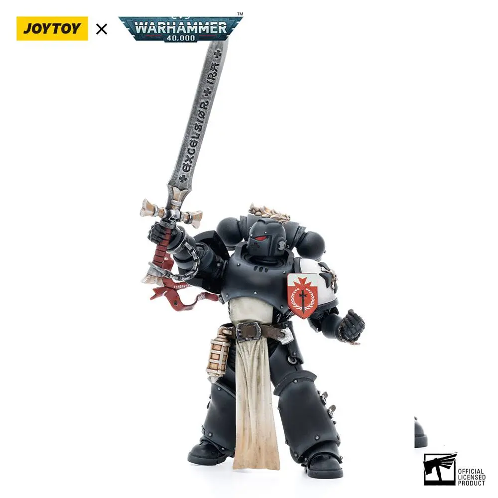 Figurină de acțiune Warhammer 40k 1/18 Black Templars The Emperors Champion Rolantus 12 cm poza produsului