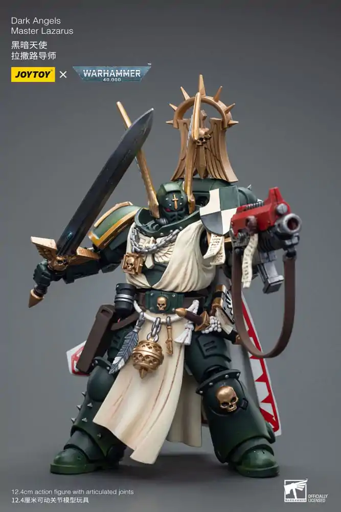 Figurină de acțiune Warhammer 40k 1/18 Dark Angels Master Lazarus 12 cm poza produsului