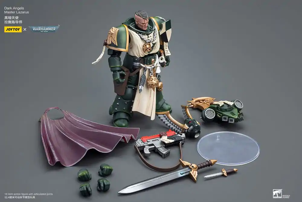 Figurină de acțiune Warhammer 40k 1/18 Dark Angels Master Lazarus 12 cm poza produsului