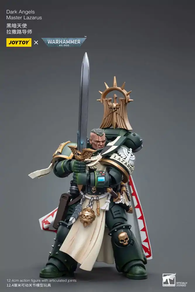 Figurină de acțiune Warhammer 40k 1/18 Dark Angels Master Lazarus 12 cm poza produsului