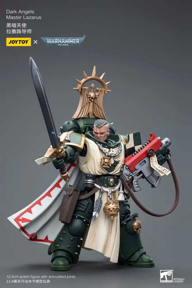 Figurină de acțiune Warhammer 40k 1/18 Dark Angels Master Lazarus 12 cm poza produsului