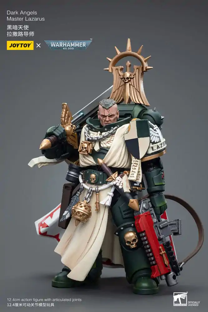 Figurină de acțiune Warhammer 40k 1/18 Dark Angels Master Lazarus 12 cm poza produsului