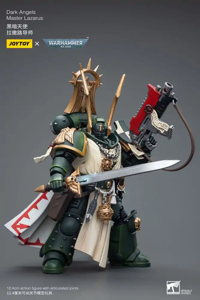 Figurină de acțiune Warhammer 40k 1/18 Dark Angels Master Lazarus 12 cm poza produsului