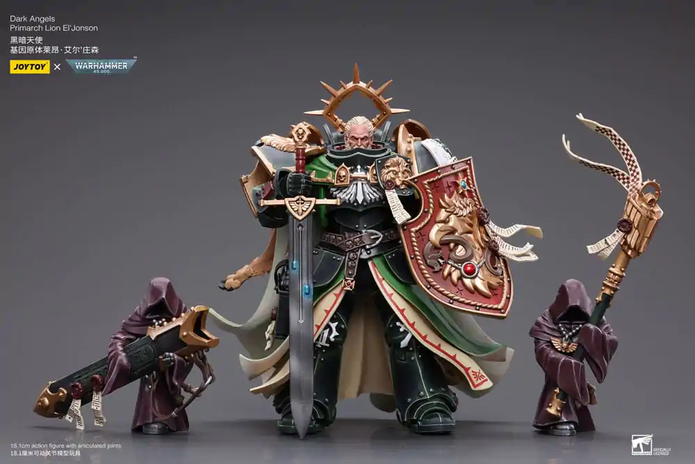 Figurină de acțiune Warhammer 40k 1/18 Dark Angels Primarch Lion El' Jonson 18 cm poza produsului