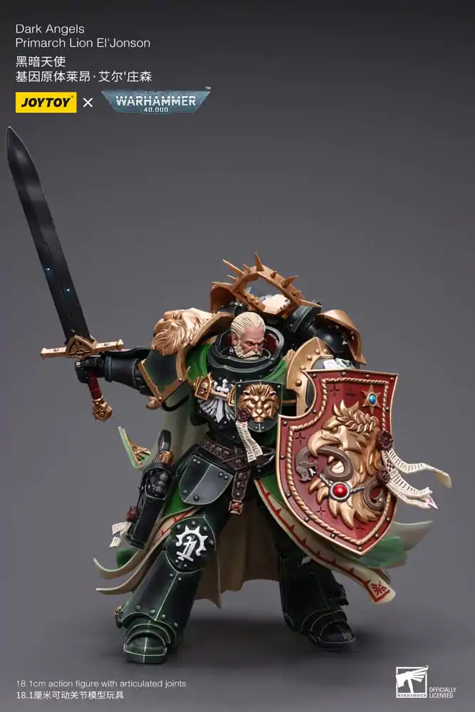 Figurină de acțiune Warhammer 40k 1/18 Dark Angels Primarch Lion El' Jonson 18 cm poza produsului