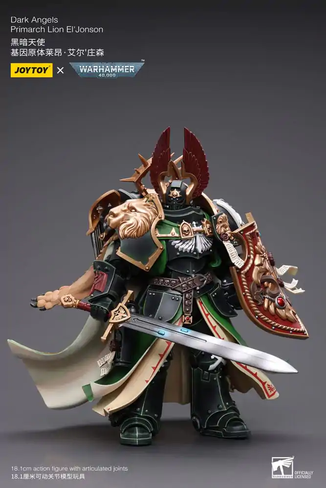 Figurină de acțiune Warhammer 40k 1/18 Dark Angels Primarch Lion El' Jonson 18 cm poza produsului