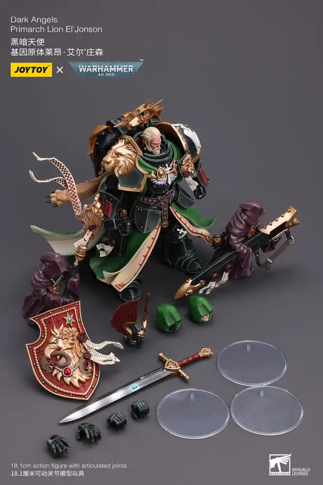 Figurină de acțiune Warhammer 40k 1/18 Dark Angels Primarch Lion El' Jonson 18 cm poza produsului