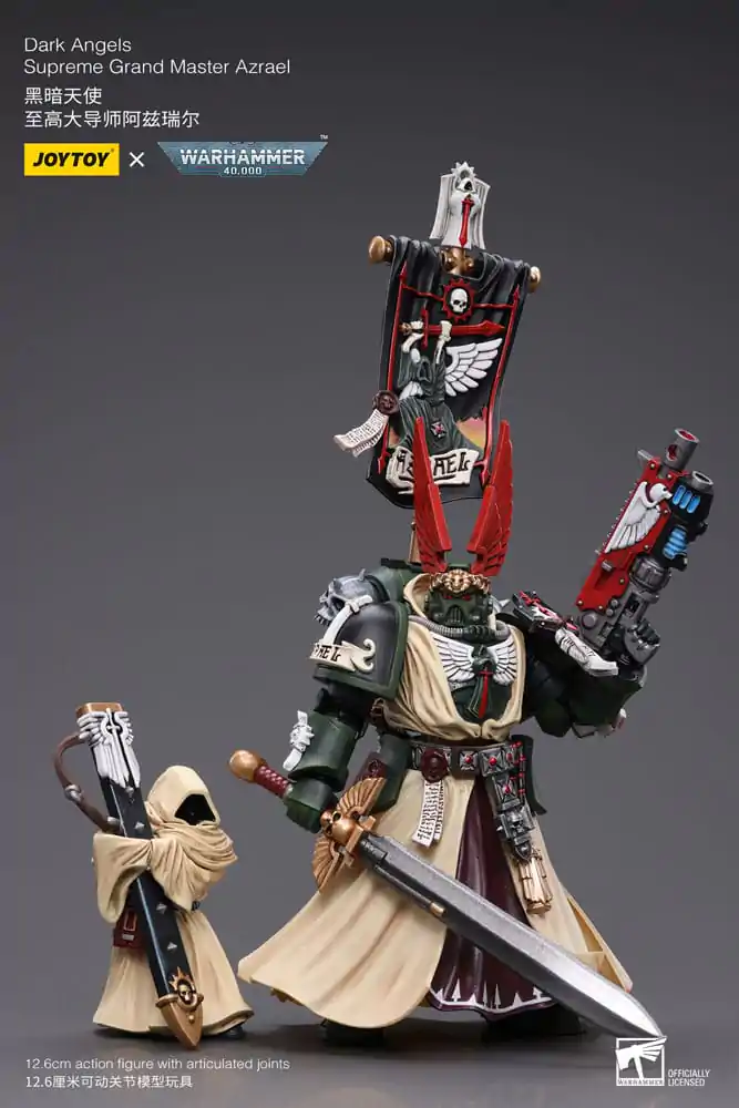 Figurină de acțiune Warhammer 40k 1/18 Dark Angels Supreme Grand Master Azrael 13 cm poza produsului