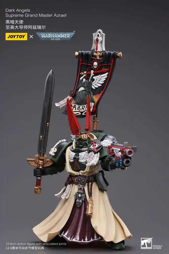 Figurină de acțiune Warhammer 40k 1/18 Dark Angels Supreme Grand Master Azrael 13 cm poza produsului