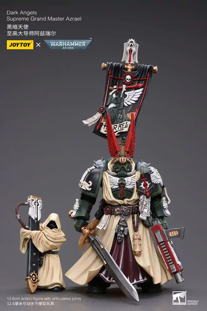 Figurină de acțiune Warhammer 40k 1/18 Dark Angels Supreme Grand Master Azrael 13 cm poza produsului