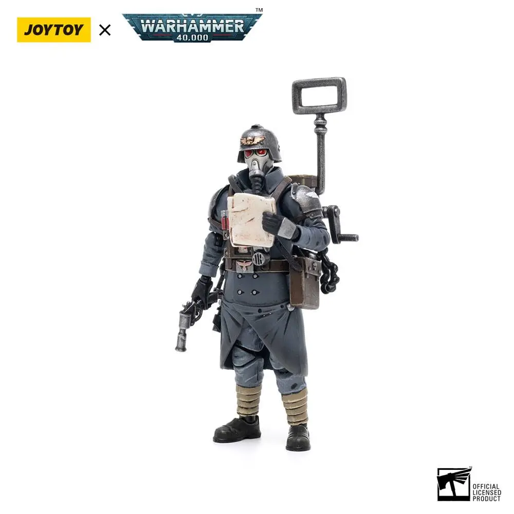 Warhammer 40k Figurina de actiune 1/18 Death Korps of Krieg Veteran Squad Guardsman Communications Specialist 10 cm poza produsului