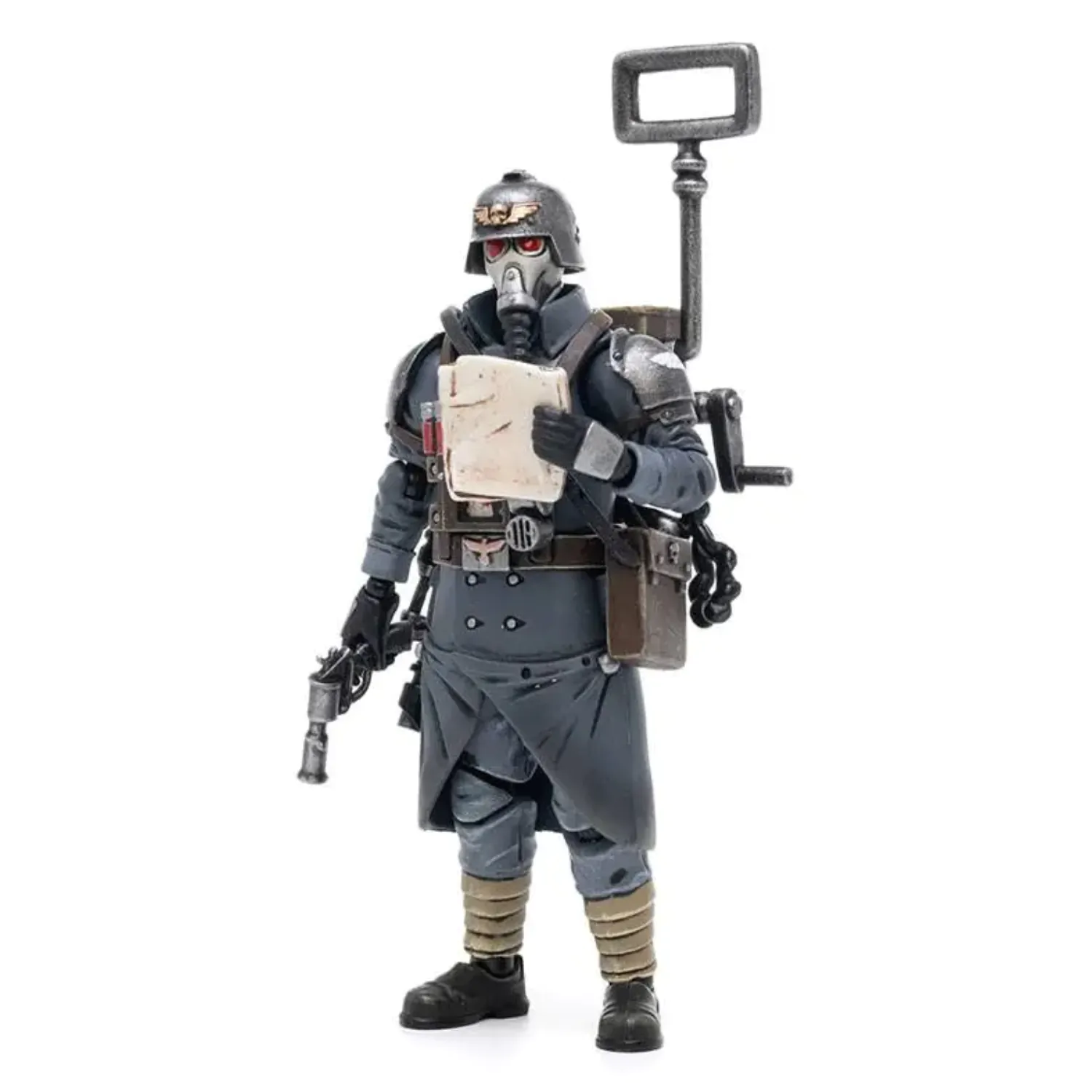 Warhammer 40k Figurina de actiune 1/18 Death Korps of Krieg Veteran Squad Guardsman Communications Specialist 10 cm poza produsului