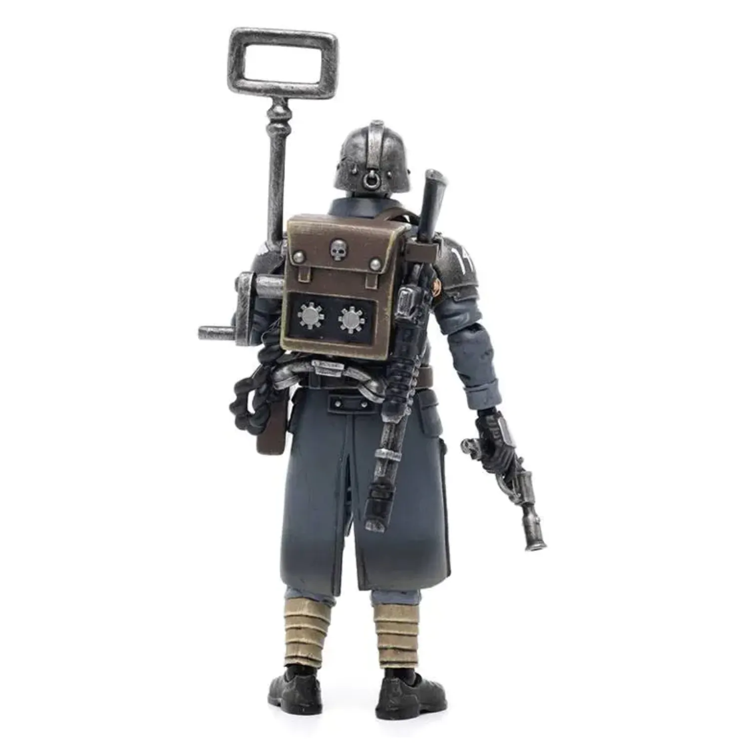 Warhammer 40k Figurina de actiune 1/18 Death Korps of Krieg Veteran Squad Guardsman Communications Specialist 10 cm poza produsului