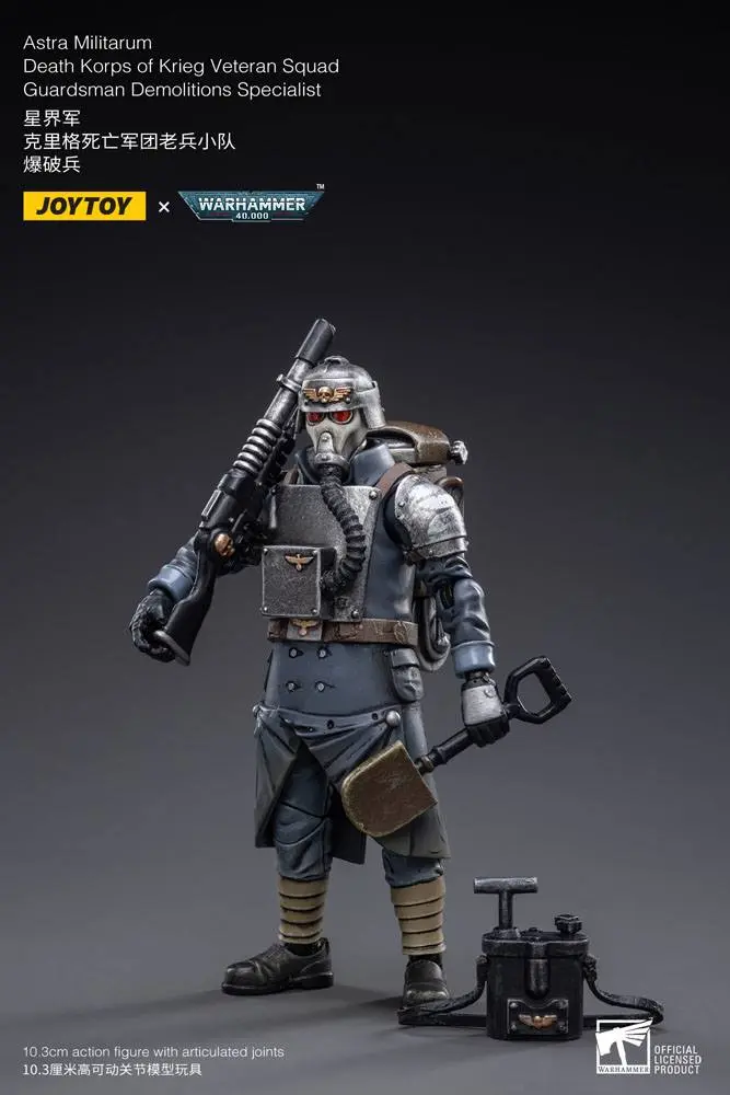 Figurină de acțiune Warhammer 40k 1/18 Death Korps of Krieg Veteran Squad Gardist Specialist Demolări 10 cm poza produsului