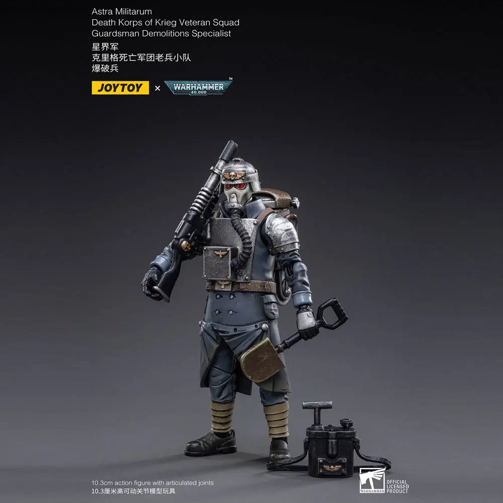 Figurină de acțiune Warhammer 40k 1/18 Death Korps of Krieg Veteran Squad Gardist Specialist Demolări 10 cm poza produsului