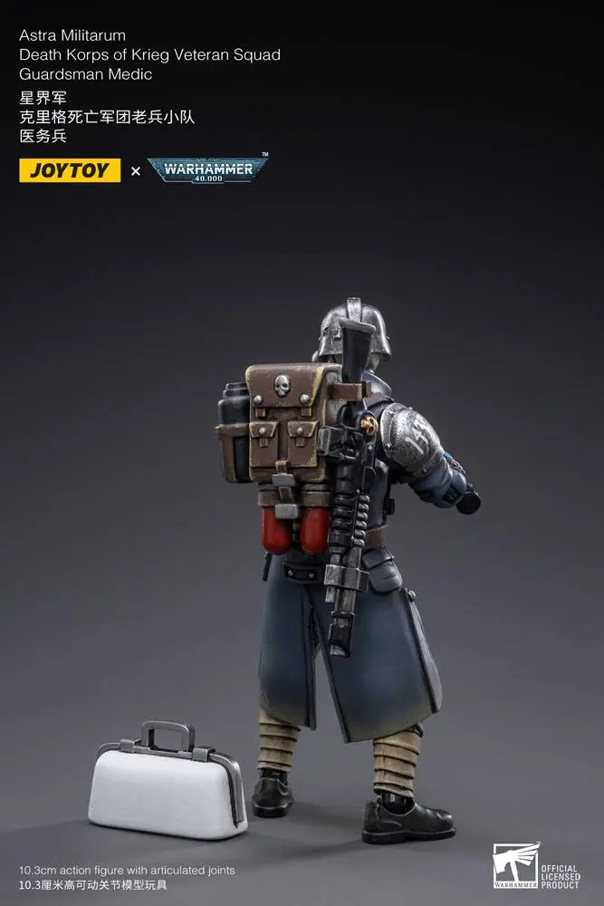 Warhammer 40k Figurina de actiune 1/18 Death Korps of Krieg Veteran Squad Guardsman Medic 10 cm poza produsului