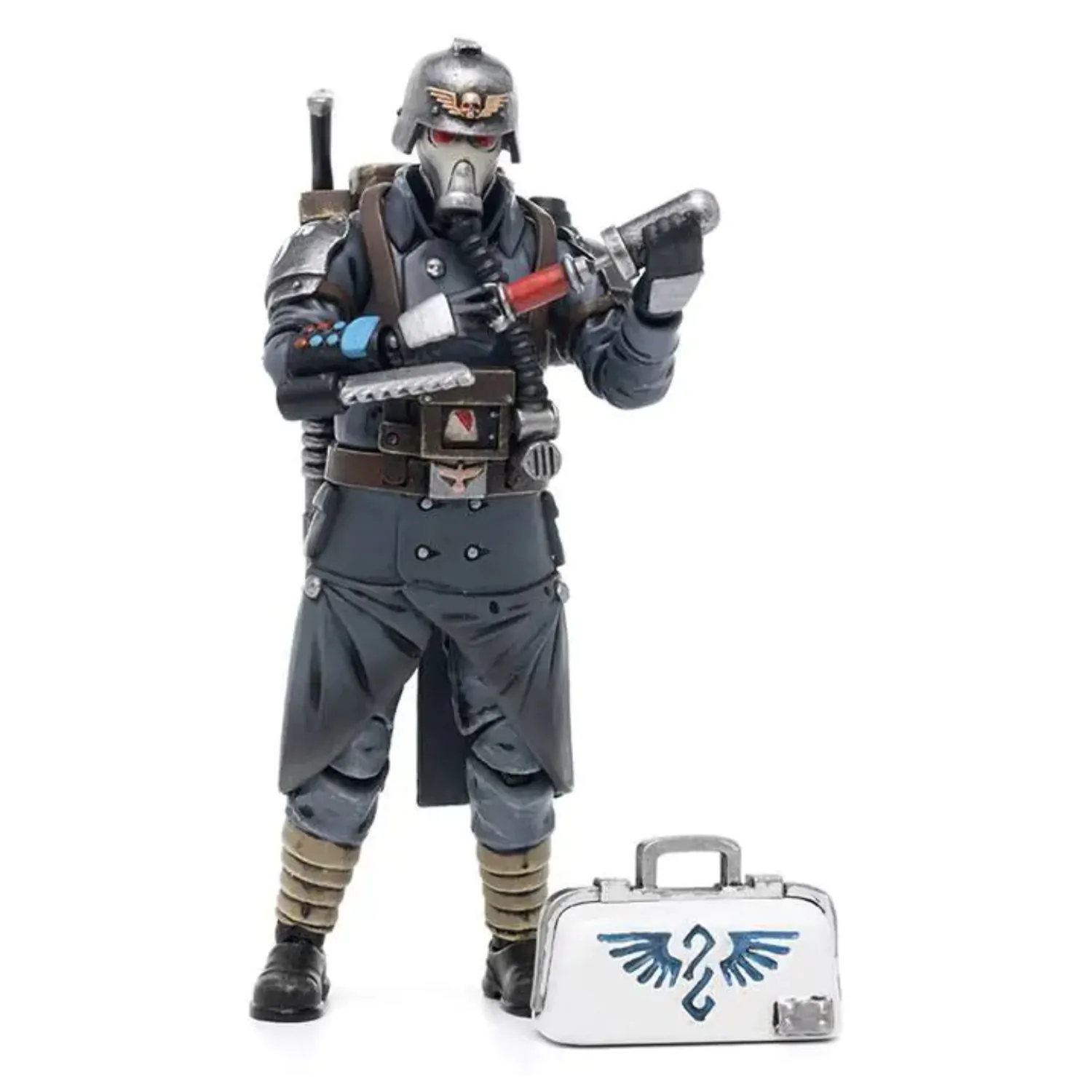 Warhammer 40k Figurina de actiune 1/18 Death Korps of Krieg Veteran Squad Guardsman Medic 10 cm poza produsului