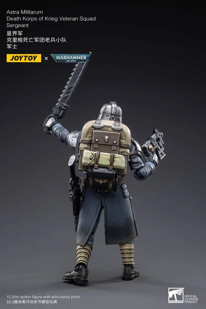 Warhammer 40k Figurina de Acțiune 1/18 Death Korps of Krieg Veteran Squad Sergent 10 cm poza produsului