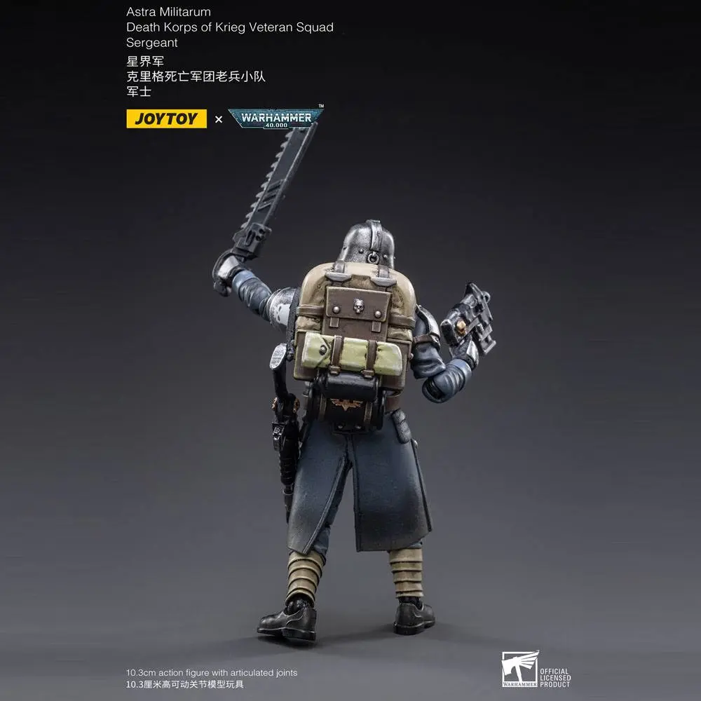 Warhammer 40k Figurina de Acțiune 1/18 Death Korps of Krieg Veteran Squad Sergent 10 cm poza produsului