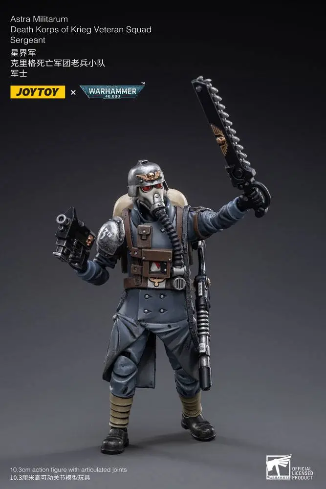 Warhammer 40k Figurina de Acțiune 1/18 Death Korps of Krieg Veteran Squad Sergent 10 cm poza produsului