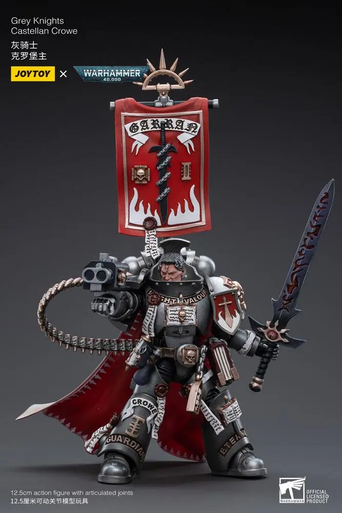 Figurină de acțiune Warhammer 40k 1/18 Grey Knights Castellan Crowe 12 cm poza produsului
