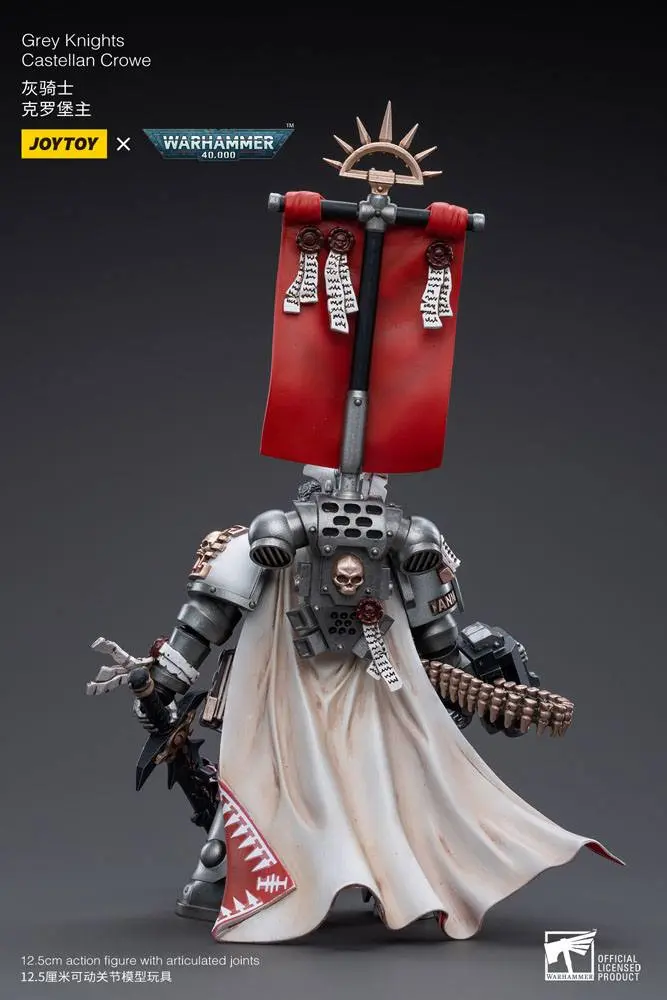 Figurină de acțiune Warhammer 40k 1/18 Grey Knights Castellan Crowe 12 cm poza produsului