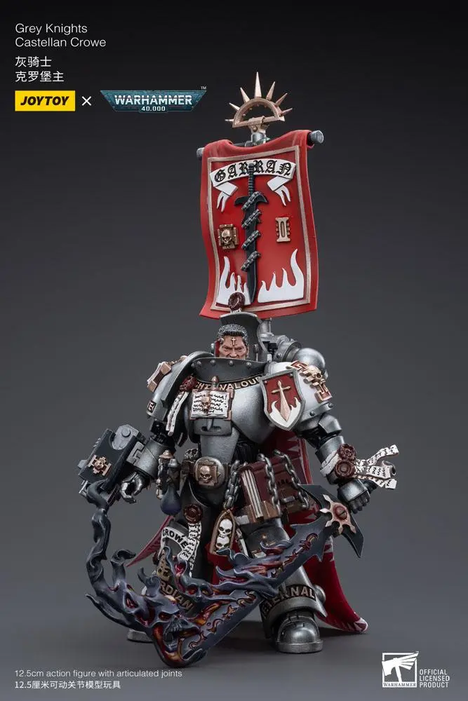 Figurină de acțiune Warhammer 40k 1/18 Grey Knights Castellan Crowe 12 cm poza produsului